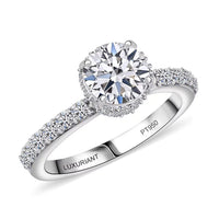 IGI Certified Luxuriant Lab Grown Diamond EF-VS 1.50 ctw Ring in 950 Platinum (Size 10.0) 4.80 Grams