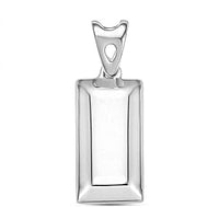 D'Joy Fancy Pendant in Platinum Over Sterling Silver 2.13 Grams