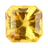 AAAA Asscher Cut Yellow Sapphire (Sqr 5x5 mm) 0.75 ctw