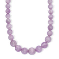 AAAA Vala Danta Kunzite Beaded 365.00 ctw Necklace 18 Inches in Rhodium Over Sterling Silver - Sticky add to cart bar