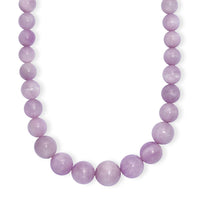 AAAA Vala Danta Kunzite Beaded 365.00 ctw Necklace 18 Inches in Rhodium Over Sterling Silver