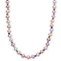 Multi Color Freshwater Pearl and Multi Gemstone 10.00 tw Necklace 18 Inches in Rhodium Over Sterling Silver - Sticky add to cart bar
