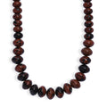 Karis Red Obsidian Beaded 250.00 ctw Necklace 18 Inches in Platinum Bond - Sticky add to cart bar