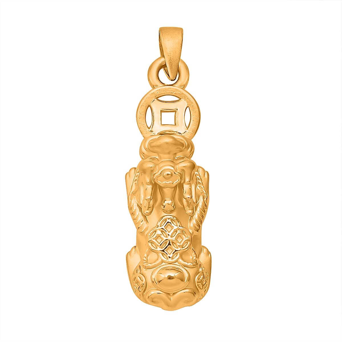 24K Yellow Gold Pixiu Pendant without Chain 1 Grams