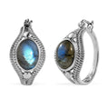 Ever True Malagasy Labradorite 12.15 ctw Earrings in Stainless Steel - Sticky add to cart bar