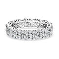 D'Joy Diamond 1.00 ctw Band Ring in Rhodium Over Sterling Silver (Size 8.0) - Sticky add to cart bar