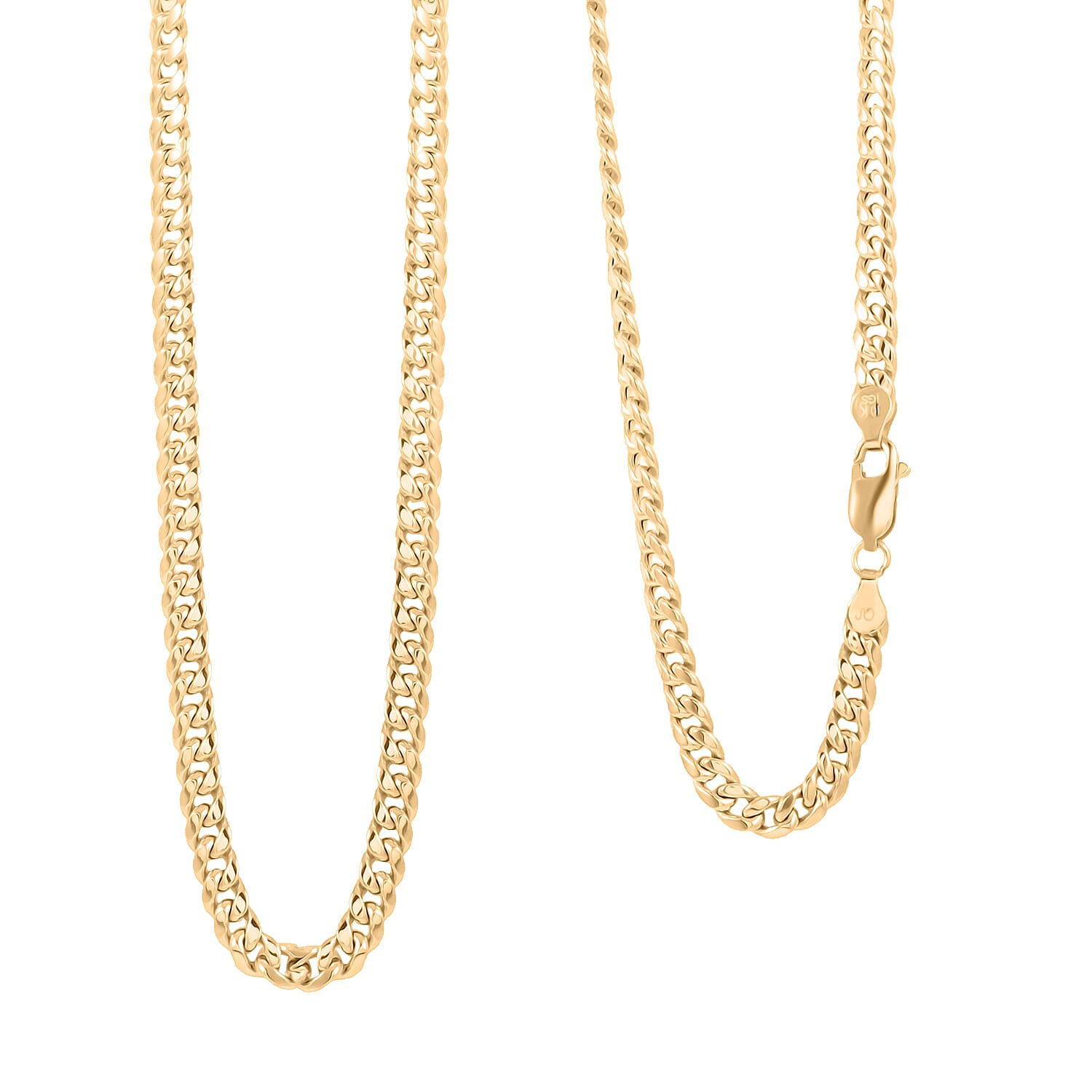 4.5mm Miami Cuban Necklace in 10K Yellow Gold 11.5 Grams 26 Inches