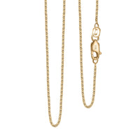 Cable Link Chain Necklace in 10K Yellow Gold 1.82 Grams 18 Inches