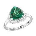 Certified & Appraised Rhapsody AAAA Lagoon Tourmaline and E-F VS Diamond 3.65 ctw Ring in 950 Platinum (Size 7.0) 5.96 Grams - Sticky add to cart bar