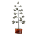 Silver Gemstone Pyrite Tree (10.23"x2.75") - Sticky add to cart bar