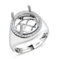 Rhapsody Diamond I2 0.33 ctw Mounting Ring in 950 Platinum - Sticky add to cart bar