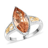 Simulated Champagne Diamond
