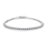 950 Platinum Luxuriant Lab Grown Diamond G VS 4.00 ctw Tennis Bracelet (7.25 In) 12.80 Grams