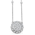Luxuriant Lab Grown Diamond G SI 1.35 ctw Necklace in Sterling Silver 18 Inches - Sticky add to cart bar