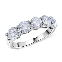 Vegas Closeout Luxuriant Lab Grown Diamond G VS 2.50 ctw Ring in 14K White Gold
