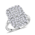 Luxuriant Lab Grown Diamond G-H SI 1.00 ctw Ring in 18K Vermeil Yellow Gold Over Sterling Silver (Size  10.0) - Sticky add to cart bar