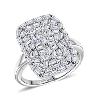 Luxuriant Lab Grown Diamond G-H SI 1.00 ctw Ring in 18K Vermeil Yellow Gold Over Sterling Silver (Size  10.0)