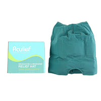 Aculief Wearable Acupressure Headache & Migraine Relief Hat- Black