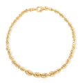 Italian 10K Yellow Gold Graduated Royal Rope Bracelet (7.50 In) 1.73 Grams - Sticky add to cart bar