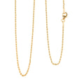 Italian 10K Yellow Gold 1.5mm Velvet Rope Necklace 24 Inches 1.93 Grams - Sticky add to cart bar