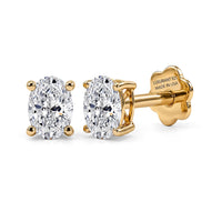 Luxuriant Lab Grown Diamond  Earring in 18K YG VermeilSterling Silver 0.50 ctw