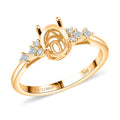 Luxoro Mounting Ring in 14K Yellow Gold (Size 8.0) 3.38 Grams - Sticky add to cart bar