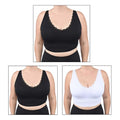 Cara Mia Set of 3 Criss Cross Bras (Black, Black, White) - Small - Sticky add to cart bar