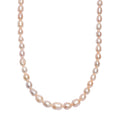 D'Joy Peach Freshwater Pearl Necklace in 18K Vermeil Yellow Gold Over Sterling Silver 18 Inches - Sticky add to cart bar