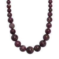Premium Pink Tourmaline 240.00 ctw Beaded Necklace in Platinum Over Sterling Silver 18 Inches