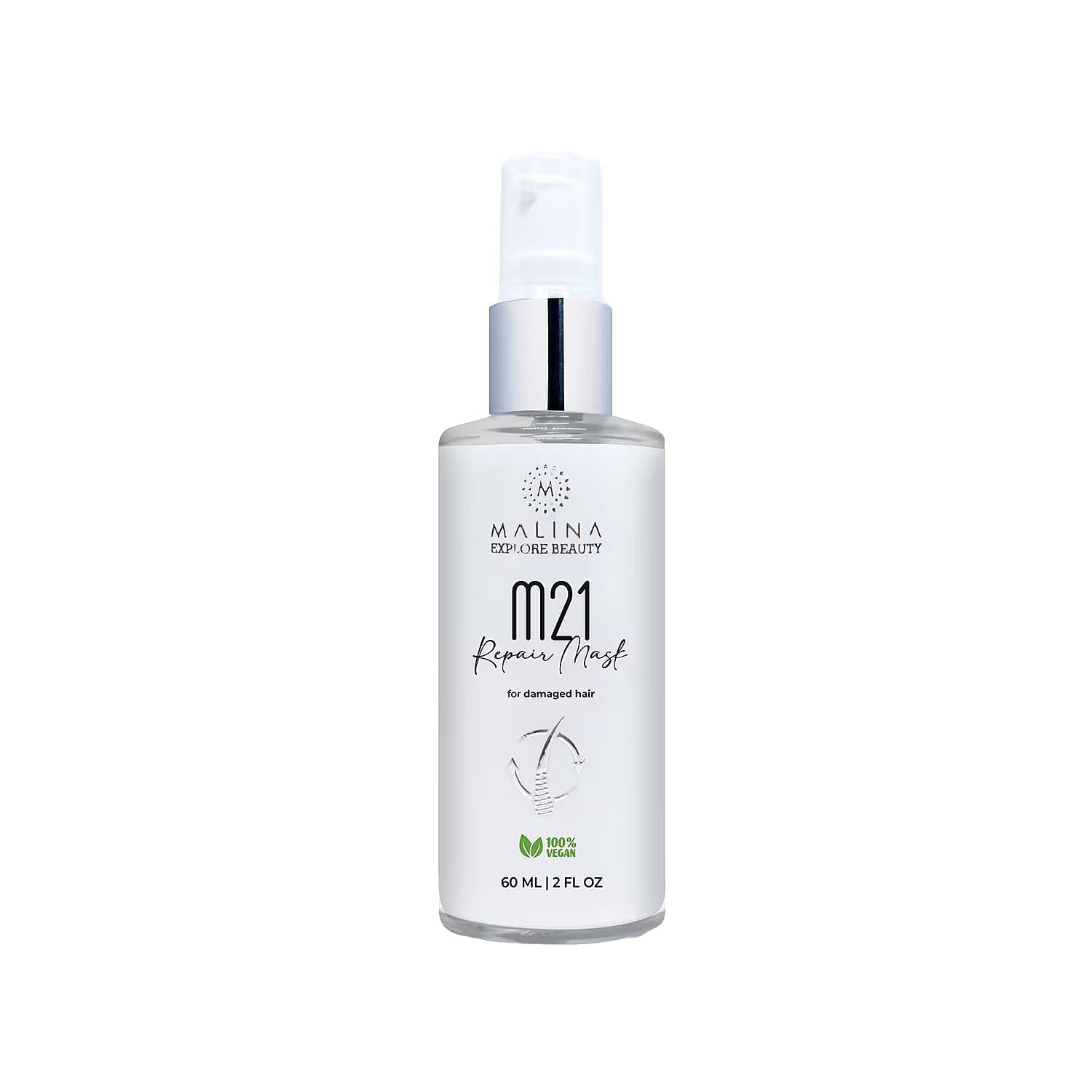 Malina M21 Repair Mask Leave-In Repair Hair Mask (2oz)