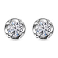 D'Joy Lab Grown Diamond I2 0.20 ctw Earrings in 18K Vermeil Rose Gold Over Sterling Silver - Sticky add to cart bar