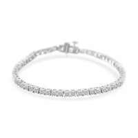 Diamond 0.50 ctw Tennis Bracelet in Sterling Silver (7.25 In)