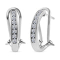 Luxuriant Lab Grown Diamond G-H SI Hoop Earrings in 18K Vermeil RG Over Sterling Silver 0.50 ctw - Sticky add to cart bar
