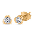 Luxuriant Lab Grown Diamond E-F VS 0.50 ctw Solitaire Stud Earrings in 10K White Gold - Sticky add to cart bar