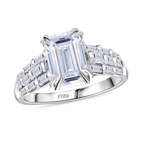 IGI Certified 950 Platinum Luxuriant Lab Grown Diamond (E-F, VS) Ring (Size 6.0) (5.70 g) 3.50 ctw