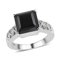 EverTrue African Amethyst Ring in Stainless Steel (Size 10.0) 4.70 ctw