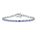 D’Joy Premium Kagem Zambian Emerald, Moissanite Bracelet in Rhodium Over Sterling Silver (6.50 In) 6.45 ctw - Sticky add to cart bar