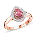 D'Joy Mahenge Spinel and Multi Gemstone Ring in 18K Vermeil RG Over Sterling Silver - Sticky add to cart bar
