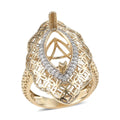 Luxoro Diamond I3 0.34 ctw Mounting Ring in 10K Yellow Gold (Size 11.0) 7.59 Grams - Sticky add to cart bar