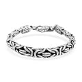 Bali Legacy Sterling Silver Byzantine Chain Bracelet (6.50 In) 26.5 Grams - Sticky add to cart bar