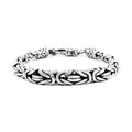 Bali Legacy Sterling Silver Byzantine Chain Bracelet (7.50 In) 30 Grams - Sticky add to cart bar