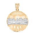 10K Yellow and White Gold Last Supper Pendant without Chain 1.95 Grams - Sticky add to cart bar