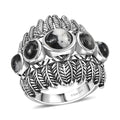 D’Joy Artisan Crafted White Buffalo 4.85 ctw Ring in Sterling Silver (Size 10.0) - Sticky add to cart bar