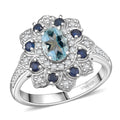 D’Joy Brazilian Heliodor, Multi Gemstone Tulip Leaf Ring in 18K Vermeil YG Over Sterling Silver (Size 10.0) 1.50 ctw - Sticky add to cart bar