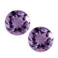 Rose De France Amethyst Set of 2 (Rnd 10 mm) 6.25 ctw Loose Gemstone - Sticky add to cart bar