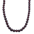 D'Joy AAA Mozambique Garnet 155.00 ctw Celebrity Beaded Necklace in 18K Vermeil Yellow Gold Over Sterling Silver 20 Inches - Sticky add to cart bar