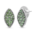 J Francis Embellished with Peridot Crystal by Swarovski Celestial Fern Earrings in Stainless Steel - Sticky add to cart bar