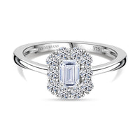 9K White Gold Luxuriant Lab Grown Diamond (G-H, VS) Solitaire Ring (Size 6.5) 1.00 ctw