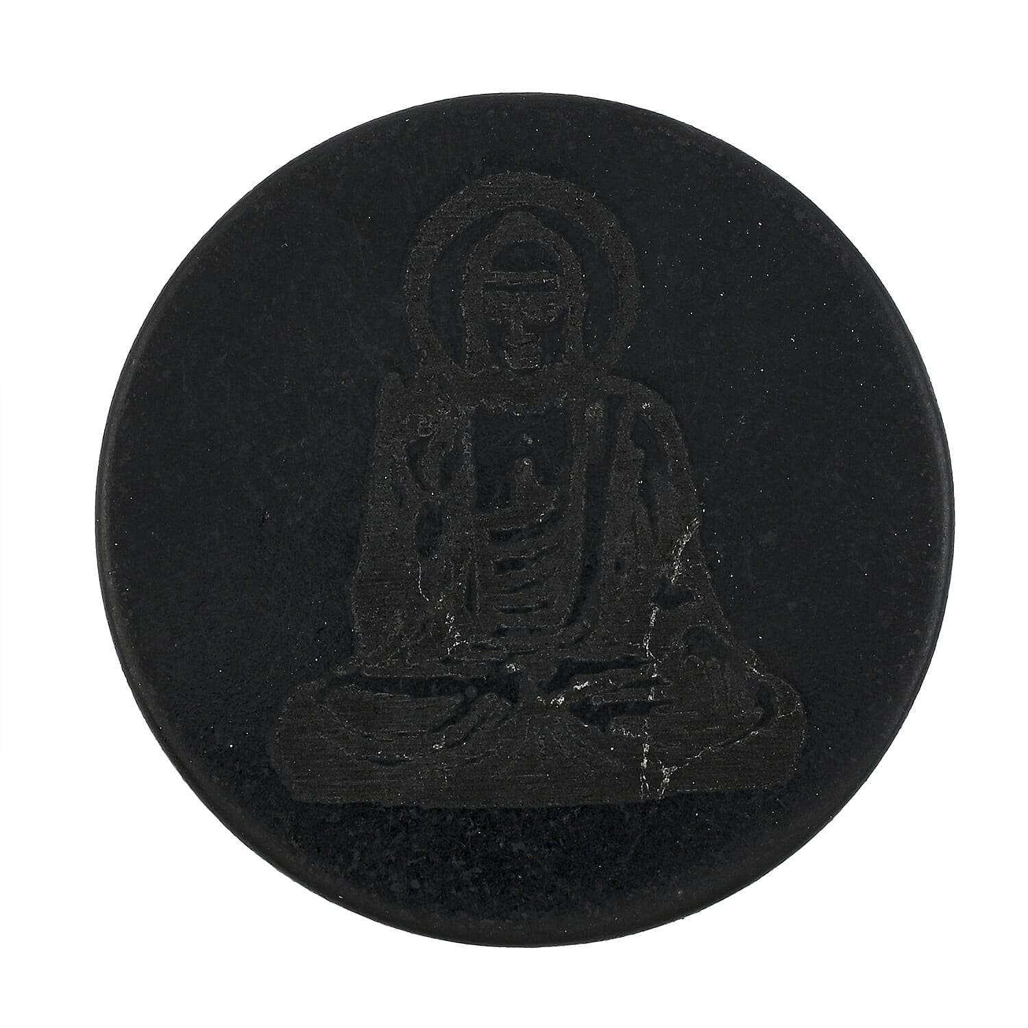 Shungite Laptop Tile Engraved Buddha 40mm