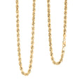 4mm Diamond-cut Rope Chain Necklace in 10K Yellow Gold 28 Inches 10.9 Grams - Sticky add to cart bar